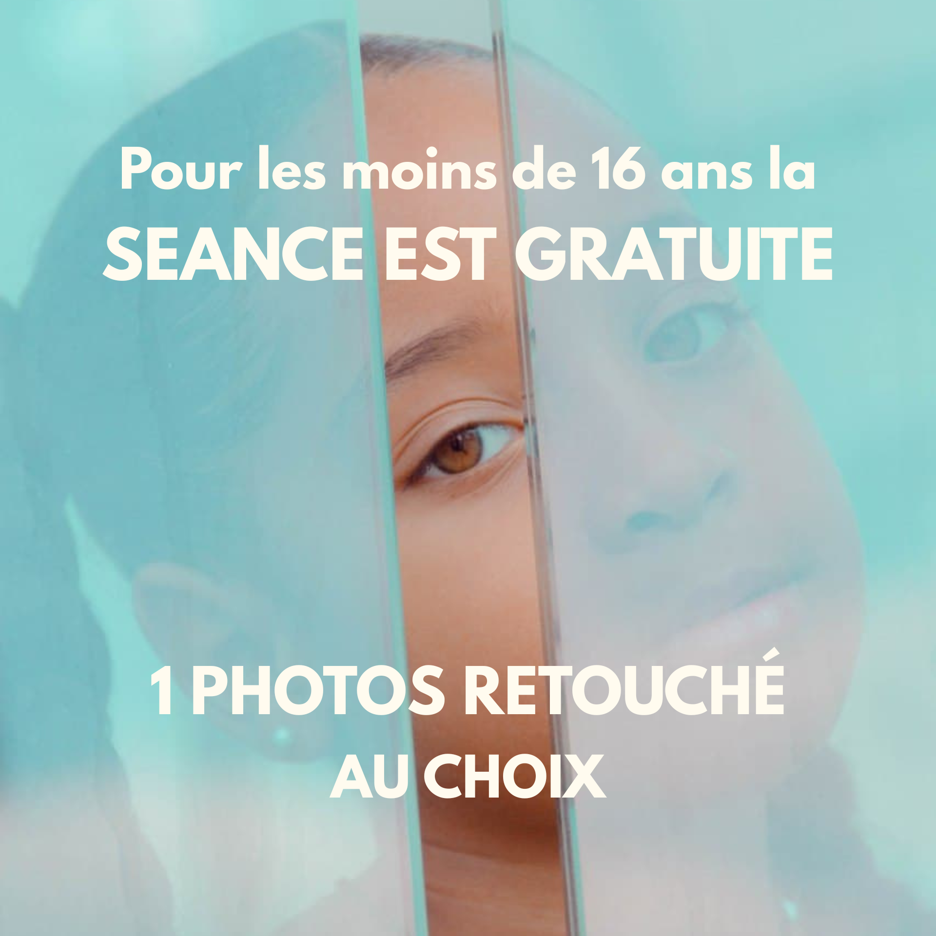 Séance Photo Gratuite pour les moins de 16 ans